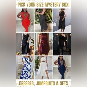 🌟 6-Piece Mystery Box: Dresses, Jumpsuits & Sets 🌟
NWT Xl,2X